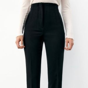Zara High-waisted Pant - Black